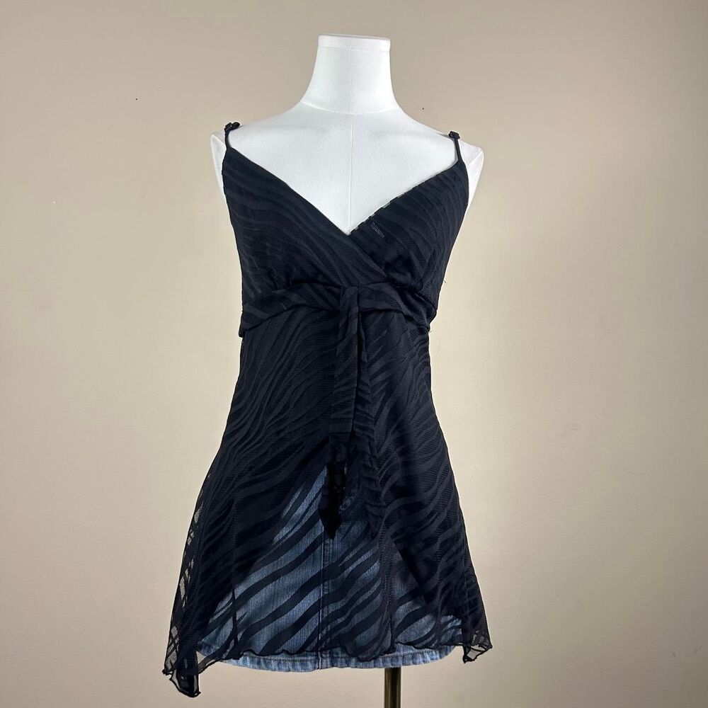 Deadstock Mesmerize Asymetrical Fairy Zebra Whimsigoth Tank